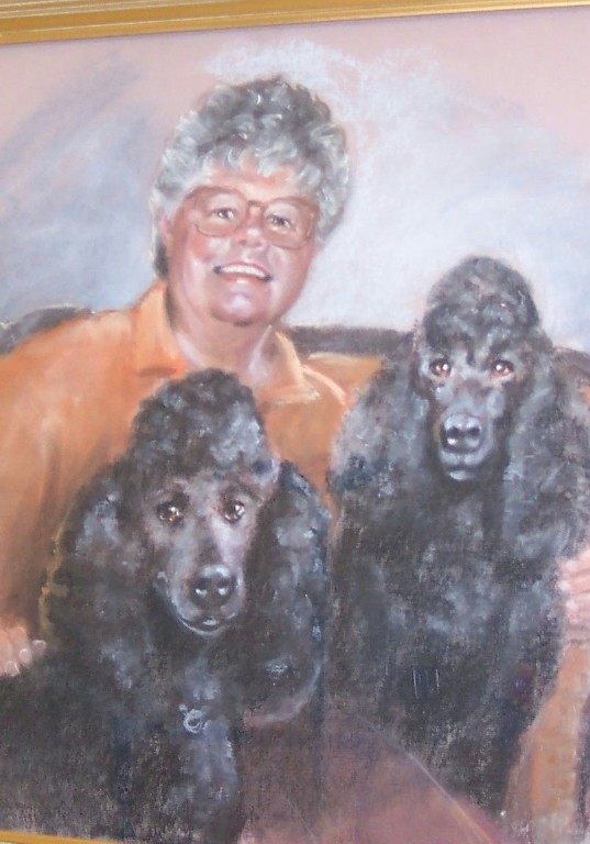 Phyllis and first Poodles